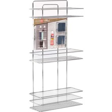 PremiumPort Şampuanlık Kristal Lamalı Üç Katlı Beyaz, Şık ve Kullanışlı Tasarım