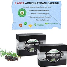 CetKing Ardıç Katranı Sabunu 140 gr x 2 Adet Tüm Cilt Tipleri Için Antiseptik ve Yenileyici Etkili