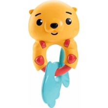 Fisher-Price Fisher Price Eğlenceli Dostlar Dişlik ve Çıngırak, Sarı, 0+ Yaş