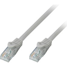 CetKing 4402 CAT5E Ethernet Patch Internet Kablosu, Beyaz, 30 cm