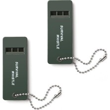 CetKing B 2'li Paket Plastik Yüksek Desibel Dış Mekan Hayatta Kalma Düdüğü Plastik Pipo, Dış Mekan, Yürüyüş, Kamp Yardımı Için