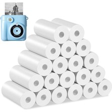 CetKing 20 Rulo Termal Kağıt 57 x 30 Mm, Yazdırılabilir Mini Termal Kağıt, Çocuklar Için Anlık Kamera, Anında Baskı Termal Kağıt Ruloları Için Kamera Dolum Baskı Kağıdı