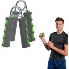CetKing Handmuskeltrainer 2er Set, Anthrazit-Grün, In 4-Farb Karton