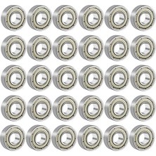 CetKing Magnet 608ZZ Rulman - Metal Mühürlü, 30 Adet, Çok Amaçlı Bilye Rulman - 8X22X7 Ölçülerinde