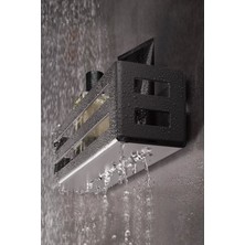 PremiumPort Paslanmaz Metal Banyo Rafı, Modern ve Şık Düzenleyici