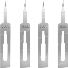 Kızılelma Teknik 2uul BL01 Microfix Kancalı Manuel Zımpara ve Tutkal Sökme Bıçakları, Telefon Pcb’si Alt Dolgu Temizliği Için – 4 Adet