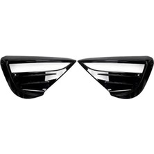 CetKing Model Y ile Uyumlu Sis Farı Kaşı Stil 2 Parlak Siyah (Piano Black) | Juniper Uyumlu Değildir