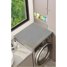 PremiumPort Kaymaz Tabanlı Modern Çamaşır Makinesi Örtüsü, Şık ve Kullanışlı
