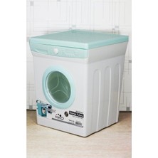 PremiumPort Pratik 5l Deterjan Kutusu, Uçuk Mavi Renk, Evinize Şıklık Katıyor