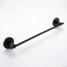 PremiumPort Paslanmaz Uzun Duvara Monte Havluluk, Siyah, Banyo ve Mutfak Için