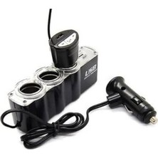 CetKing Araç Oto Çakmak Çoklayıcı Çoğaltıcı Soketi USB Çakmaklık