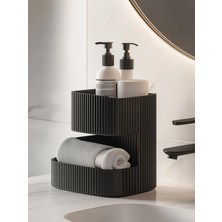 PremiumPort Şık ve Fonksiyonel Banyo Düzenleyici Seti, Pratik Saklama Çözümü