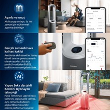Philips 8000 Serisi Air Performer 3in1 Hava Temizleme Cihazı, 270 M³/sa Temiz Hava Hızı (Cadr), Fan ve Isıtıcı, Air+ Uygulaması, AMF870/15