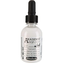 Schmincke Akademie Akrilik Mürekkep 50 ml 111 Titanium White