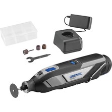 Dremel 8240 Akülü Çok Amaçlı El Motoru, 12V 2AH Lithium-Ion Akü, 5.000 35.000 Dev/dak, 5 Aksesuarlı