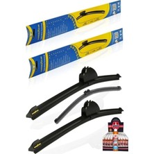 Goodyear Good Year Ford Fıesta (2002-2008) Vı Ön ve Arka Muz Silecek Takımı - Cam Sabunu Hediyeli