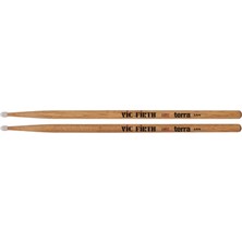 Vic Firth 5ATN Terra Ahşap Baget, Naylon Uç, 4 Çift Değerli Paket