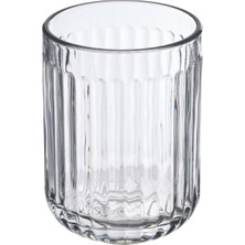 PremiumPort Şeffaf Cam Diş Fırça Kabı, 11 Cm, Modern ve Şık Tasarım
