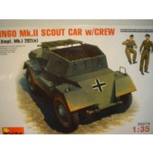 Miniart 35074 1:35 Dingo Mk Ii ( Pz.kpfw.mk 1 202 (E)) Mürettebat ile Birlikte