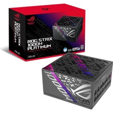 Asus ROG-STRIX-1000P Tam Modüler Güç Kaynaği, 80 Plus Plati̇num Serti̇fi̇kali, Atx 3.1, Gan Mosfet, “gpu-