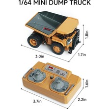 1/64 Kumandalı Mini Kamyon Ekskavatör Forklift 3 Lü Set 2.4 Ghz Şarjlı