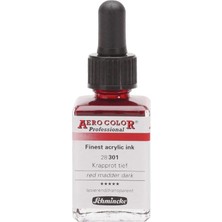 Schmincke Aero Color Professional Akrilik Airbrush Mürekkebi 28 ml 301 Red Madder Dark