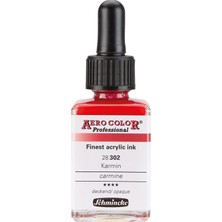 Schmincke Aero Color Professional Akrilik Airbrush Mürekkebi 28 ml 302 Carmine