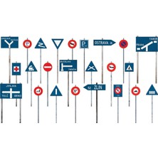 Miniart 35655 1:35 Çekoslovak Trafik Işaretleri 1930-40’LAR