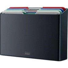 Joseph Joseph Folio Regular Kesme Tahtası Seti, Grafit, Sahil Grisi