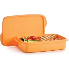 Genelec Tupperware Bölmeli̇ Beslenme Kutusu Turuncu