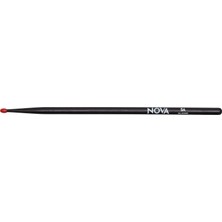 Vic Firth Baget(Çift) Nova 5A Nylon Tıp Red Coloured, Black