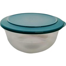 Tupperware Sofra Boncuğu 3,5 L Ince Petrol Kenarsız Kase Servis Kasesi Servis Kasesi Classic Royal