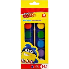 Gray Line Gry Sulu Boya Küçük 12 Renk Nel1