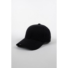 Mollycrush Luxury Outdoor Unisex Siyah Beyzbol Şapkası - Günlük ve Spor Kullanımına Uygun Pamuklu Kep Model