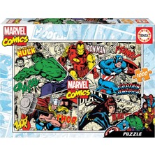 Educa Diğer Kahramanlar 18498, Marvel Comics, 1000 Parça, Yetişkinler ve Çocuklar Için Bulmaca 10 Ya