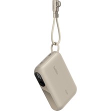 Belkin Taşınabilir Şarj Cihazı, 10K Mah Usb-C Ince Güç Kaynağı, 2 Usb-C Port, Dijital Pil Göstergesi