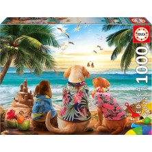 Educa - Yetişkinler Için 1000 Parça Yapboz | Sahilde Köpekler | Ölçüler: 68 x 48 cm | 14 Yaşından It