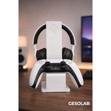 2’si 1 Arada Kulaklık Standı ve Oyun Kolu Tutucu – Ps5 & Xbox Uyumlu,  24.5 cm Gaming