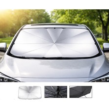 Nisline Bmw 3 Serisi F30 x Drive 2012-2013-2014-2015-2016-2017-2018-2019 Ön Cam Güneşliği- Katlanabilir Uv Korumalı Şemsiye Tip