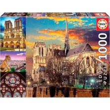 1000 Parça Fransa Notre Dame Kollaj Puzzle (Educa 18456)