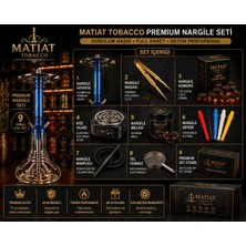Matiat Tobacco Mt-04 Mavi Nargile Takımı – Modern & Şık Tasarım
