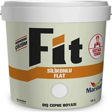 Marshall Fit Flat Dışcephe Silikonlu Boya 15LTBEYAZ