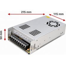 Class A Kalite 24V 15A Metal Kasa Trafo, 24V 15A Metal Kasa LED Adaptör