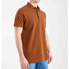 Lacoste Polo Paris Kahverengi Regular Fit