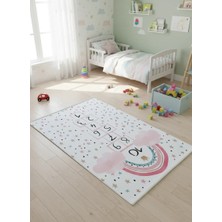 Bellino 5490 Çocuk Atlama Taşı Halısı Gökkuşağı Yıldızlı 120X180