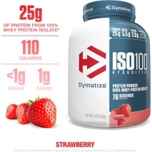 Dymatize Isolate 100 Protein Powder 2,3 kg - Çilek