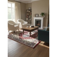 Asar Yün Ipek H4320A Koyu Kırmızı Klasik Halı 200X290