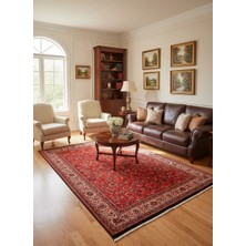 Bellino 4997 Kırmızı Çiçekli Klasik Iran Tarzı Halı 120X180