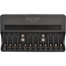 Motto Ticaret Beston C9028WL AA/AAA/9V/C Boy/d Boy/lion Hızlı Pil Şarj Cihazı