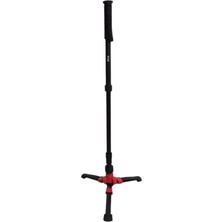 Ayex KM-3060 Profesyonel Monopod 160CM, 3kg Taşıma Kapasiteli, 1/4” & 3/8” Çift Taraflı Vida Uyumlu, Stabil Tabanlı